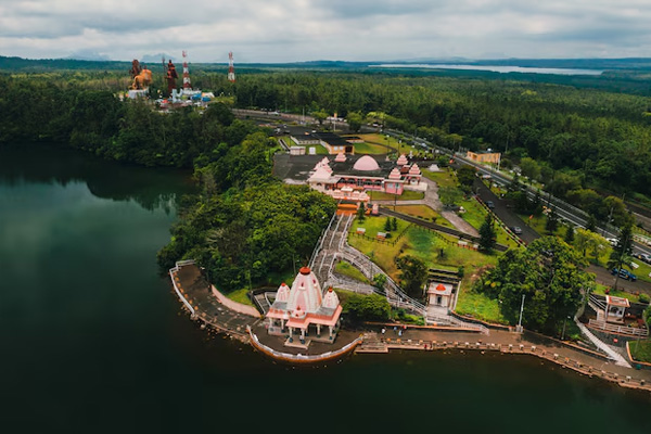 Grand Bassin (Ganga Talao) Hindu Temple Mauritius.